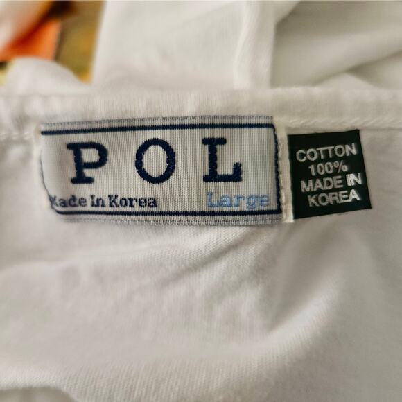 POL Lovebird Graphic Baby Tee sz. S M L Sequin Bedazzle Long-Sleeved‎ NWOT - Picture 3 of 4